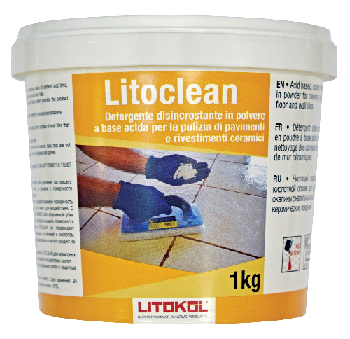 Чистящий порошок LITOCLEAN, LITOKOL, ведро, 1 кг